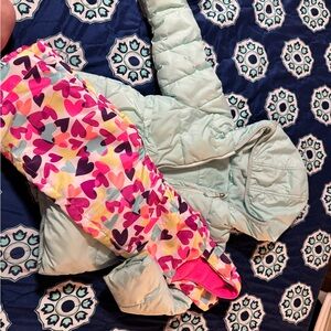 1989 Place snow suit with a bubble coat size 2T.